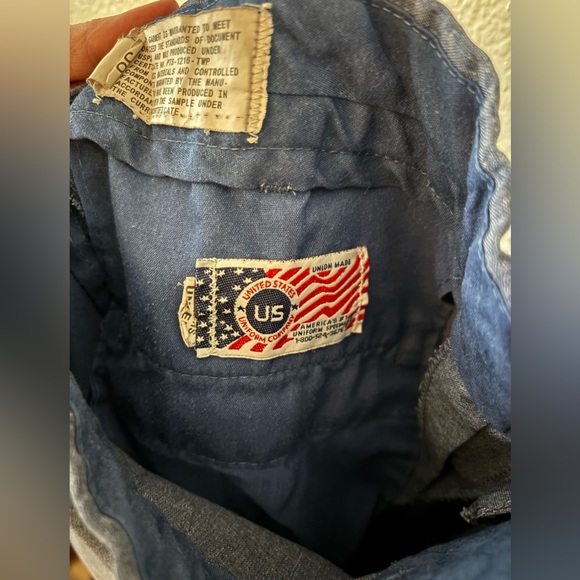 Men's Blue US Postal Service Shorts - Picture 3 of 6